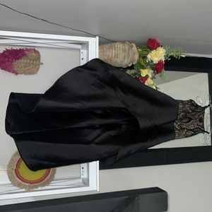 Long peacock tailed dress